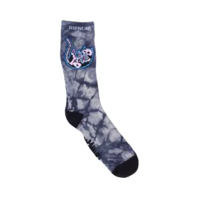 Ripndip Falling Electricuted Socks Black Gray