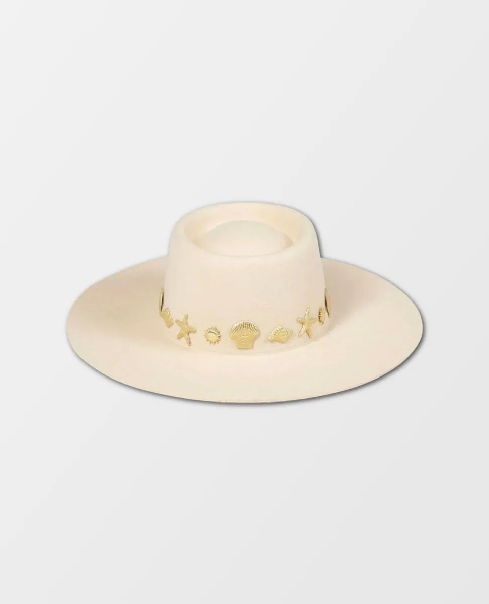 Seaside Boater Ivory