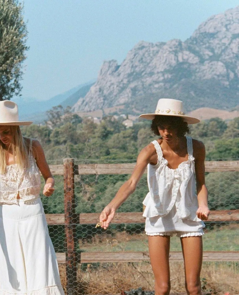 Seaside Boater Ivory
