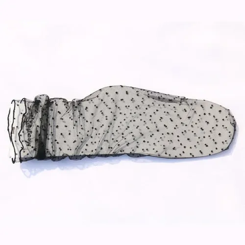 Star Moon Tulle Socks Women Transparent Woman Socks Female
