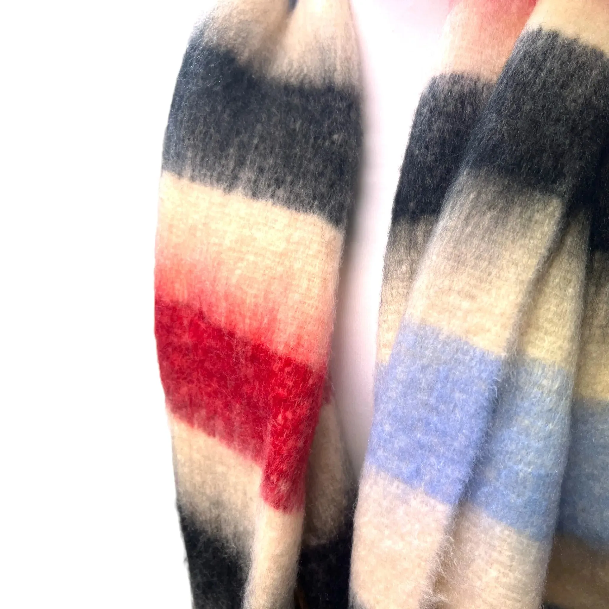 Striped Blanket Scarf