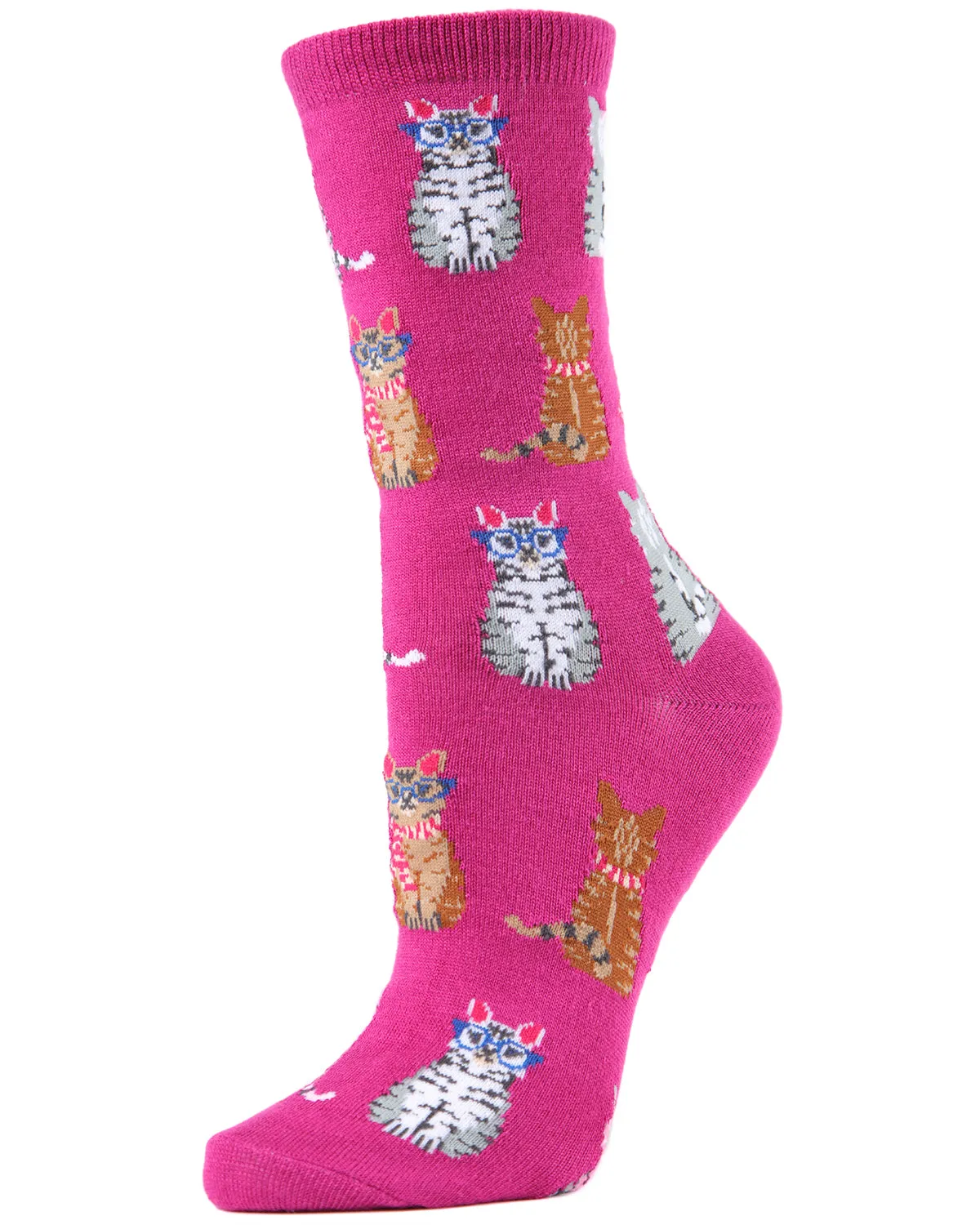 Studious Cats Bamboo Blend Crew Socks