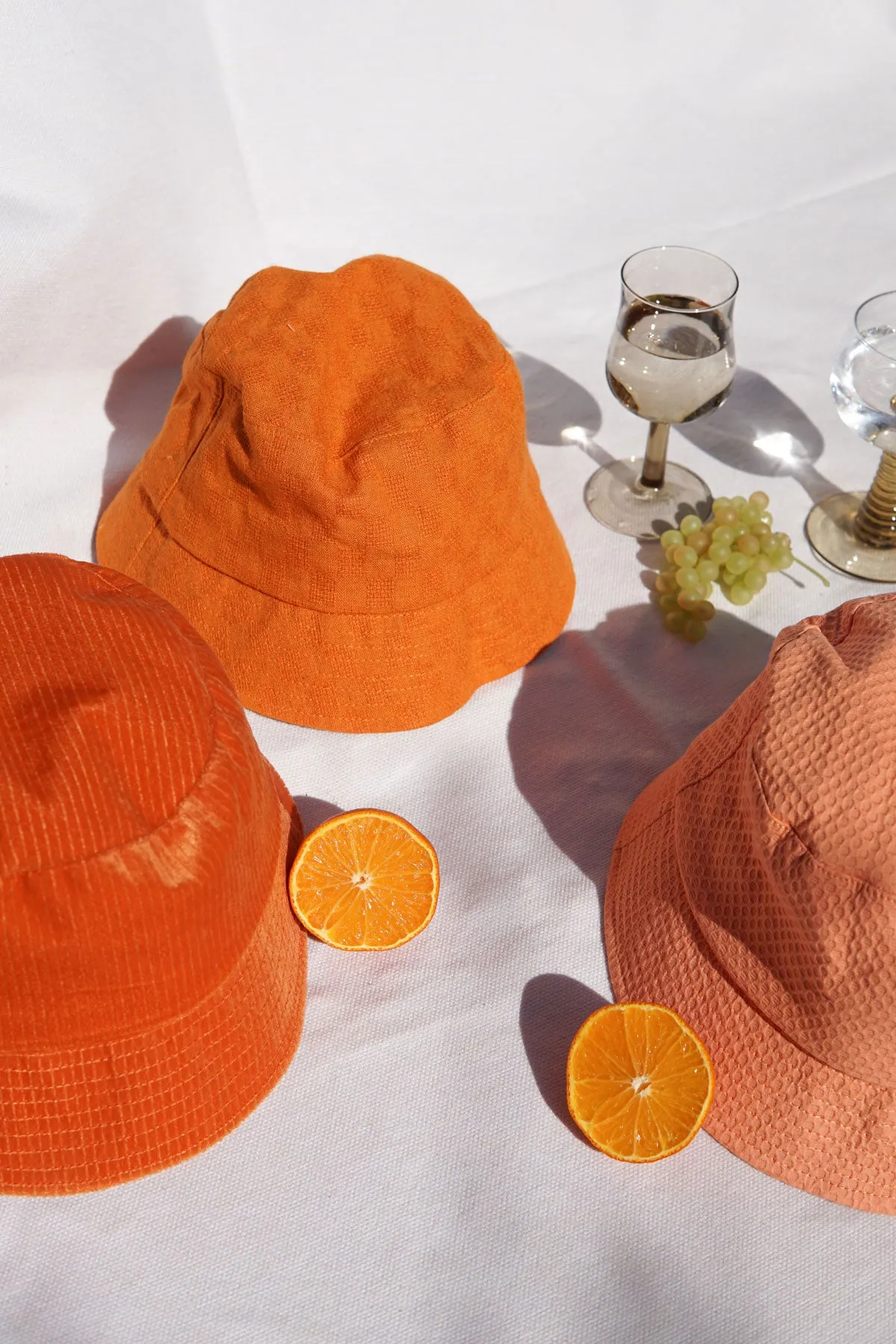 Tangerine bucket hat