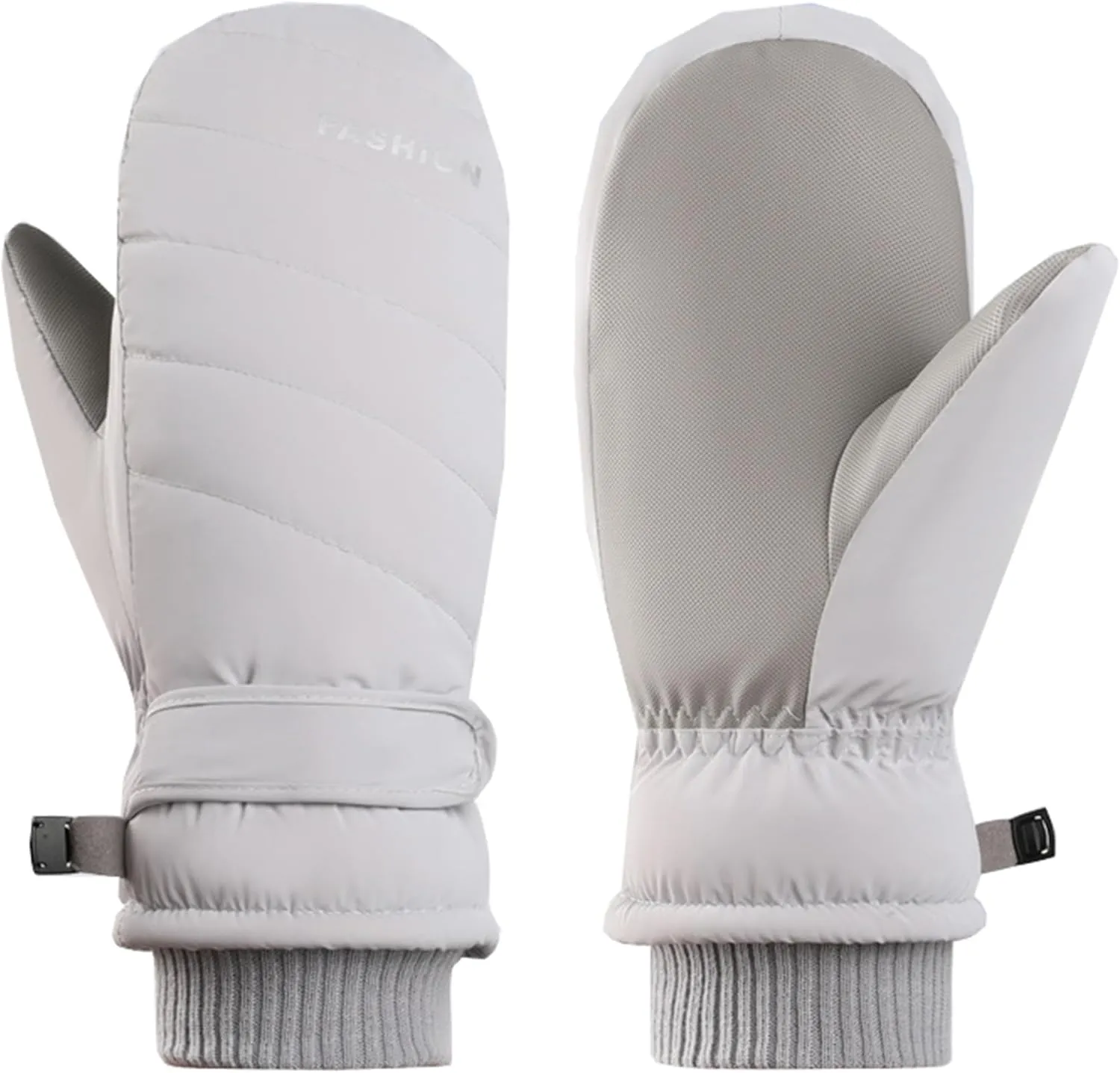 UTOWO Outdoors Winter Ski Mittens for Men Women - Warm Snow Mitts for Cold Weather Non-Slip Water-Repellent Gloves Windproof