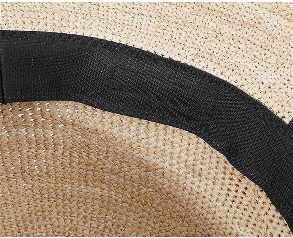 Vacation Seaside Ladies Sun Shade Hat Foldable Sunscreen Hat