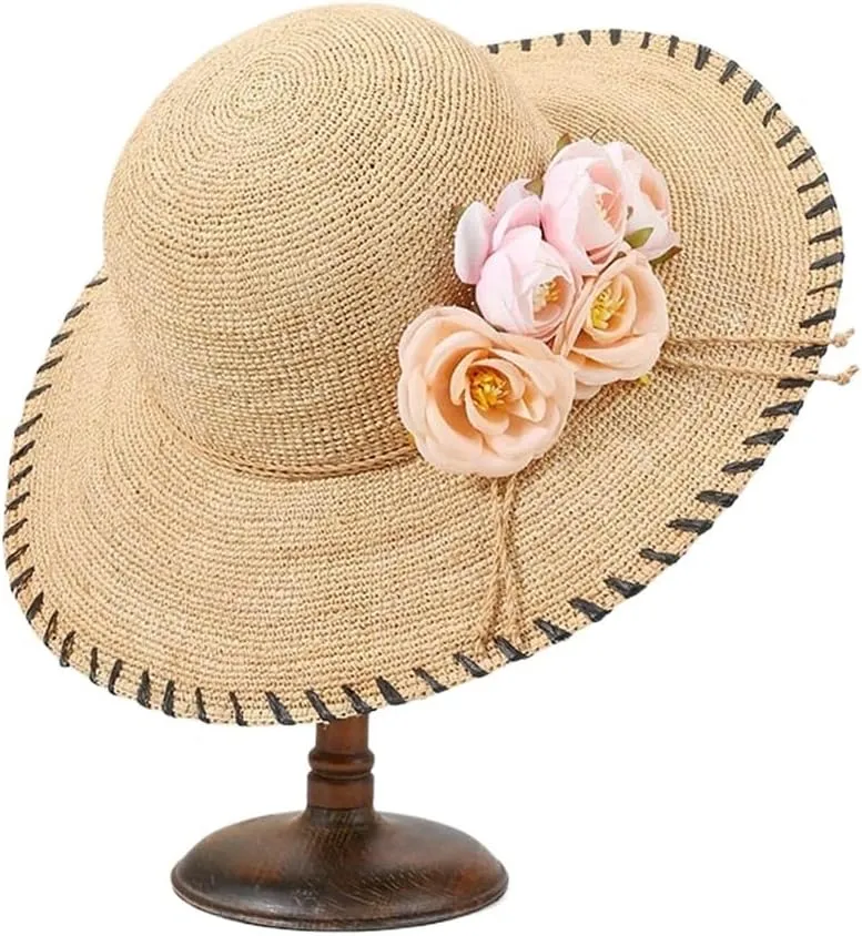 Vacation Seaside Ladies Sun Shade Hat Foldable Sunscreen Hat