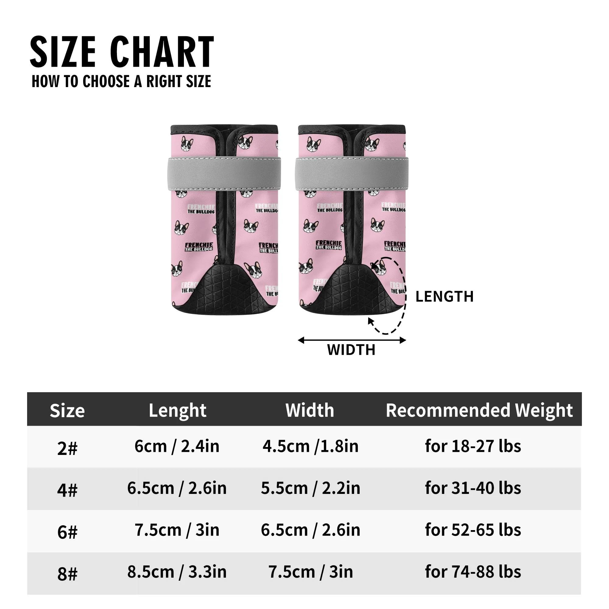 Walter - Premium Dog Socks & Boots for French Bulldogs