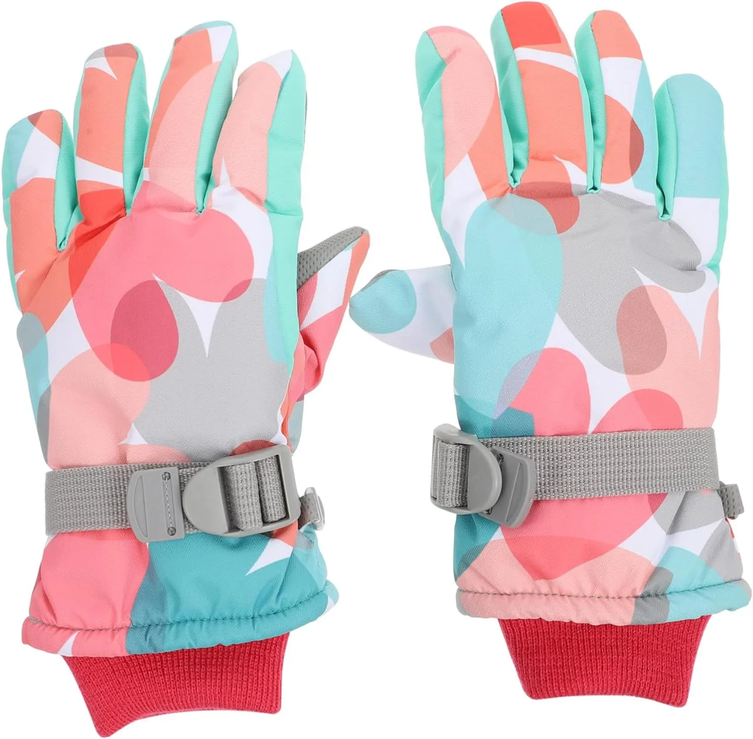 Waterproof Kids Winter Gloves 1 Pair Warm Child Ski Gloves Cold-Proof Material