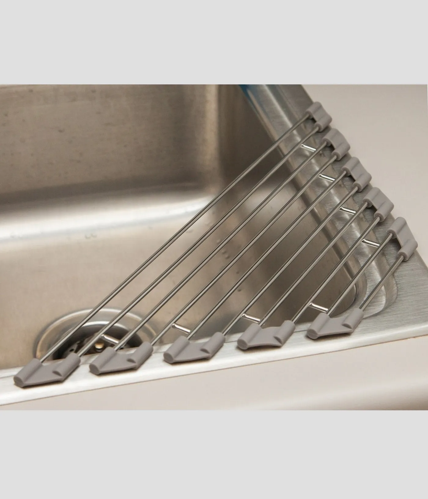 Wire Corner Foldable Dish Rack