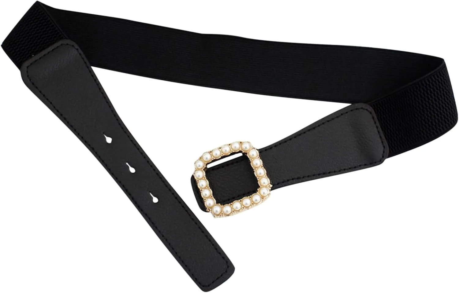 Women Wide Elastic Belt Wide Stretch Waist Belts Waistband For Dresses