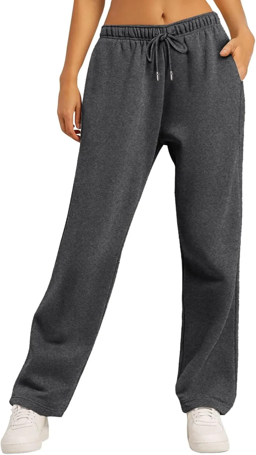 Womens Cargo Sweatpants Wide Leg Y2k Pants for Women High Waisted Casual Loose Trousers Loose Fit for Yoga Trousers