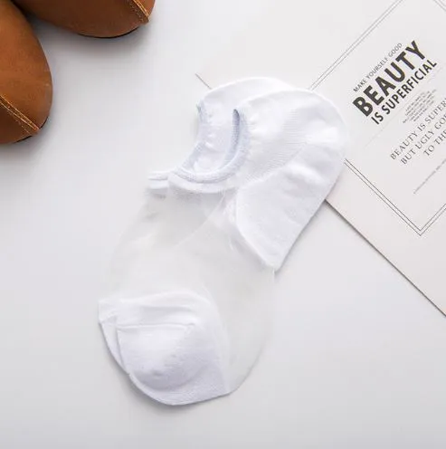 Women's Stretch Transparent  Thin Socks