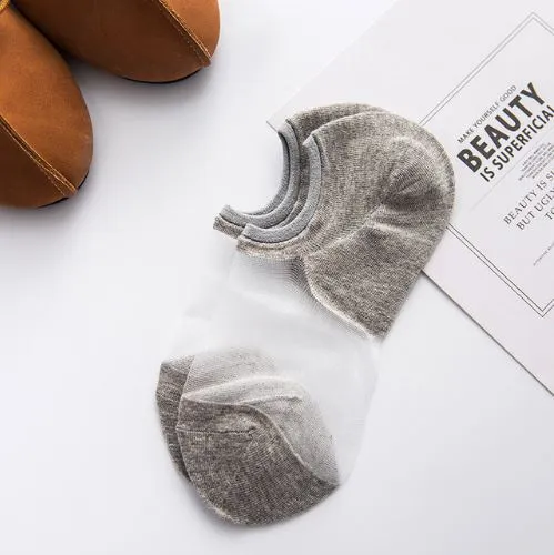 Women's Stretch Transparent  Thin Socks