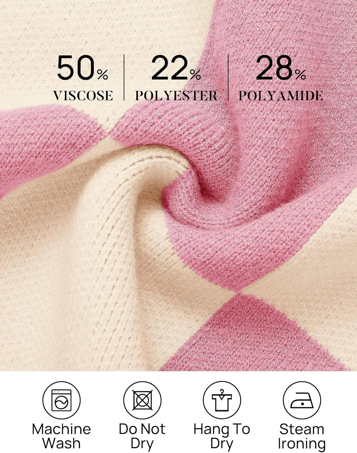 ZESICA Women's Winter Oversized Sweaters Long Sleeve Color Block Mock Neck Side Slit Comfy Loose Knitted Pullover Tops